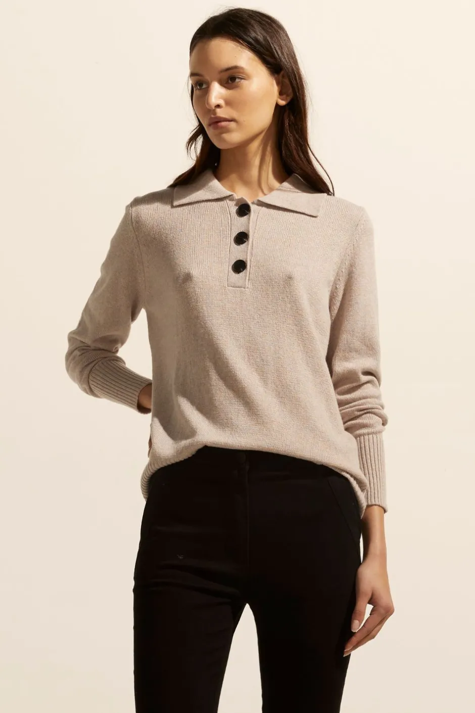 zoe kratzmann Knitwear|Steer Knit-Stone