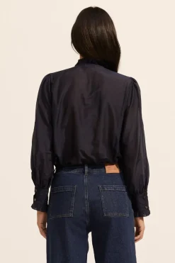 zoe kratzmann Tops|Swoon Top-Indigo