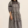 zoe kratzmann Dresses|Tactic Dress-Indigo Check
