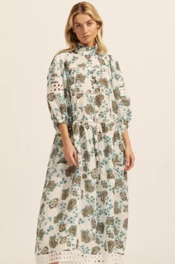 zoe kratzmann Dresses|Tactic Dress-Sage Botanic
