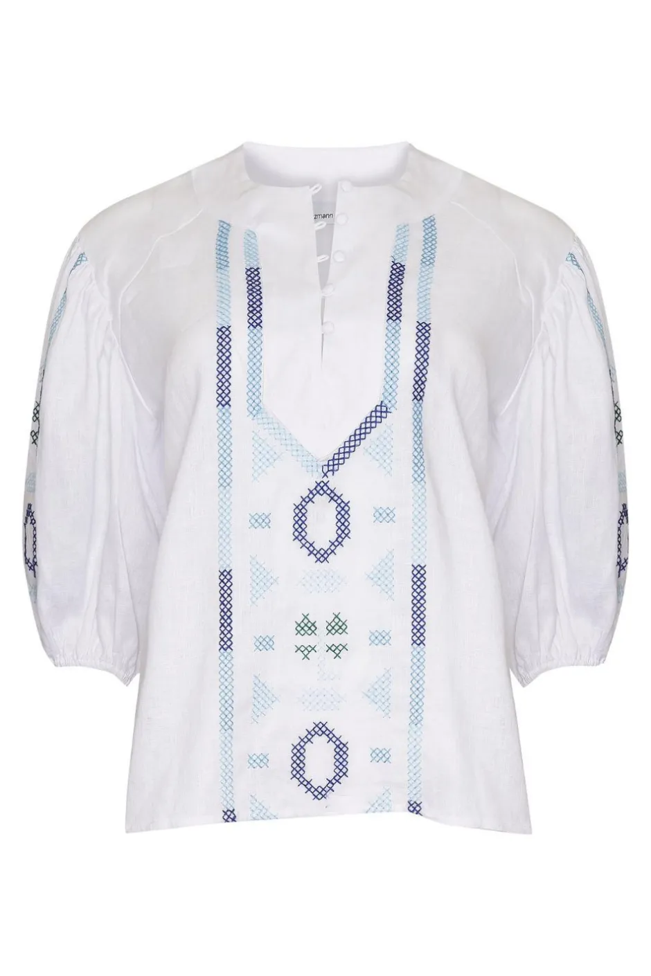 zoe kratzmann Tops|Theme Top-Azure Embroid