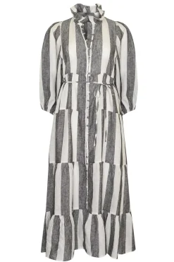 zoe kratzmann Dresses|Toast Dress-Black Wide Stripe
