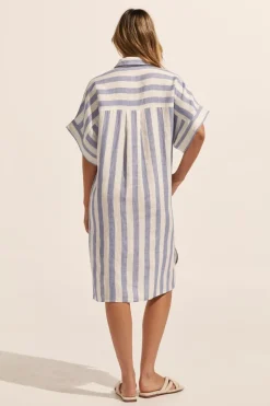 zoe kratzmann Dresses|Troppo Dress-Wide Ocean