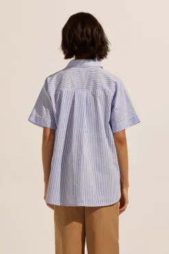 zoe kratzmann Tops|Unite Top-Ocean Stripe
