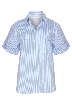 zoe kratzmann Tops|Unite Top-Ocean Stripe
