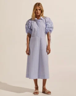 zoe kratzmann Dresses|Urge Dress-Ocean Stripe