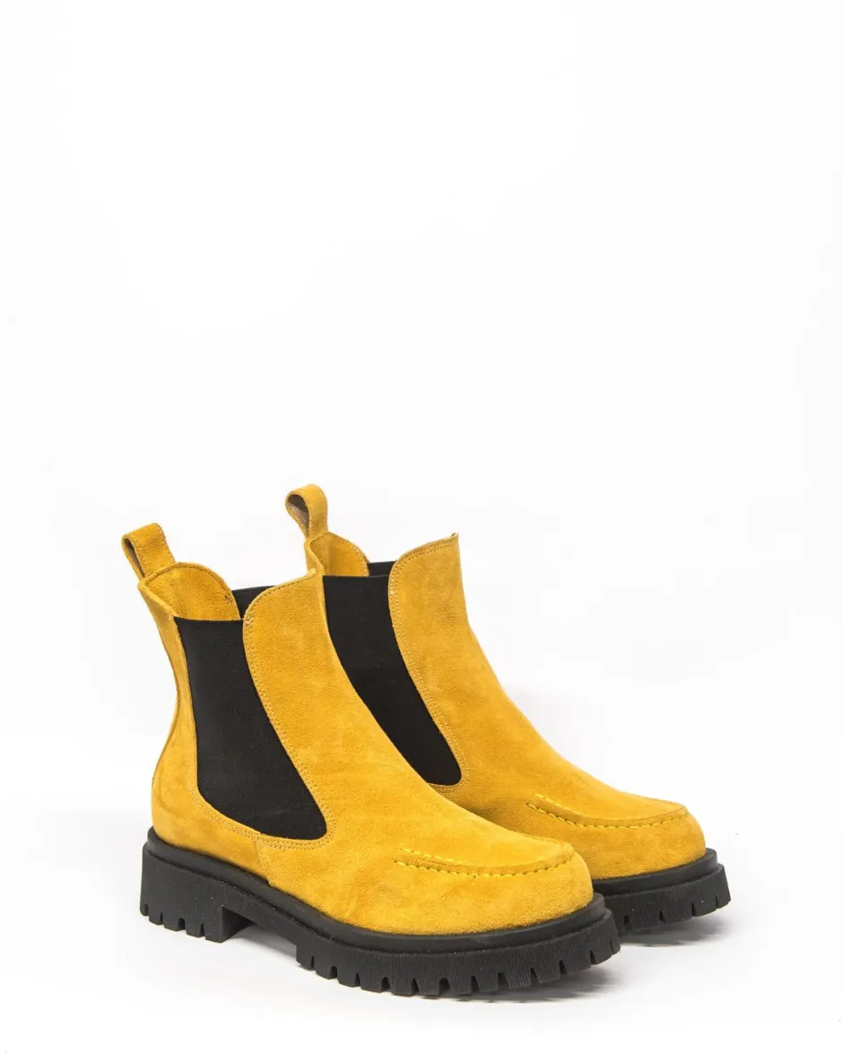 zoe kratzmann Boots|Vixen Boot-Mustard Suede