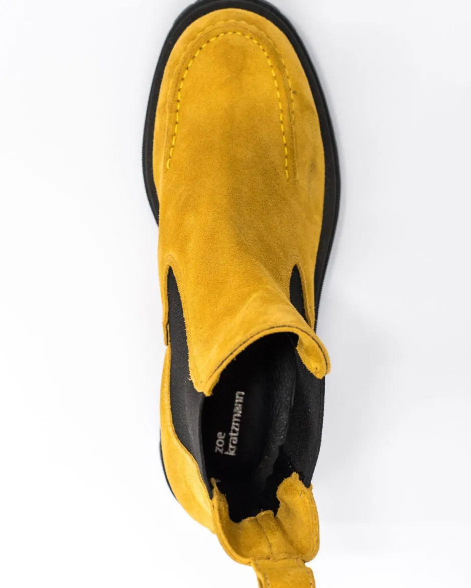 zoe kratzmann Boots|Vixen Boot-Mustard Suede